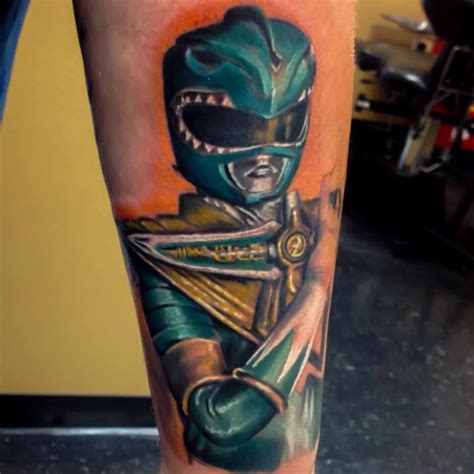 green ranger tattoo